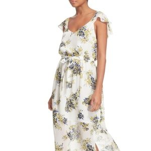 Joie 'Astilbe' Floral Print Silk Maxi Dress